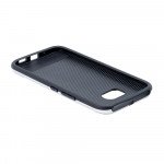 Wholesale HTC One M10 Iron Shield Hybrid Case (Silver)